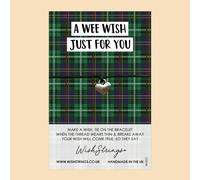 WishStrings ‘A Wee Wish’ Wish Bracelet | Scottish-Themed Gift | Thoughtful Keepsake for Sending Love & Wishes