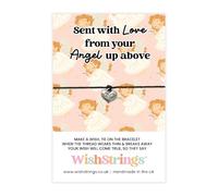 WishStrings Angel Collection Wish Bracelets | Guardian Angel Gifts | Thoughtful Keepsakes Under £5 (Sent with Love from Your Angel Up Above)