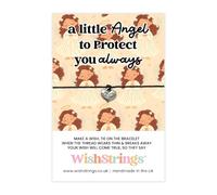 WishStrings Angel Wish Bracelet - Sent with Love from Your Angel Up Above | Sympathy & Remembrance Gift, Comfort Bracelet Keepsake