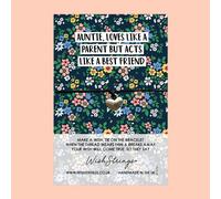WishStrings ‘Auntie Loves Like a Parent, Acts Like a Best Friend’ Wish Bracelet | Thoughtful Gift for a Special Auntie