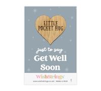 WishStrings “Get Well Soon” Pocket Hug Keepsake Token | Thoughtful Gift for Recovery | Sympathy Gift | Thinking of You | Small Support Gift for Hospital Stay | Uplifting Keepsake for Loved Ones
