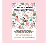 WishStrings ‘Make a Wish, Chase Your Dreams’ Wish Bracelet | Fairytale Design | Meaningful Gift for Positivity & Pursuing Dreams