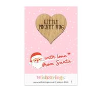 WishStrings Pocket Hug - With Love from Santa | Christmas Keepsake Gift for Kids | Mini Token of Festive Magic from the North Pole
