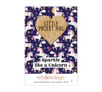 WishStrings ‘Sparkle Like a Unicorn’ Pocket Hug Gift | Unicorn Keepsake Token | Magical Friendship Gift | Motivation for Kids & Teens | Positive Pick Me Up