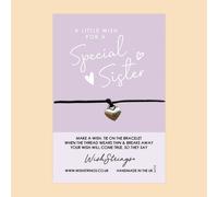 WishStrings ‘Special Sister’ Wish Bracelet | Thoughtful Gift from Siblings | Meaningful Keepsake to Show Love & Appreciation for Your Sister