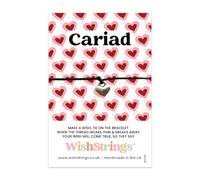 WishStrings Wish Bracelet - Cariad | Welsh Love Token Gift Bracelet | Handmade Keepsake with Welsh Sentiment | Thoughtful Gift for Someone Special