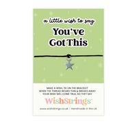 WishStrings You’ve Got This Wish Bracelet | Good Luck Bracelet | Exam Bracelet | Wish String Bracelet | Star Charm | Handmade in the UK