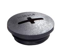 Wiska 10061834 EVSG M32 Plastic Metric Threaded Stop End - Black