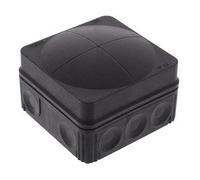 Wiska 10061999 COMBI 108 Empty Junction Box - Black