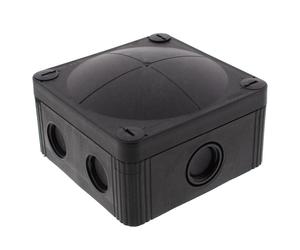 Wiska 10105601 COMBI 407 Empty Junction Box - Black