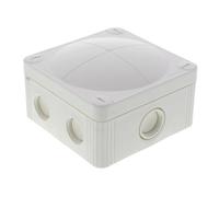 Wiska 10106193 COMBI 407/4SDKF5 Junction Box + 4x 5 Way Push-In Terminal Block - White