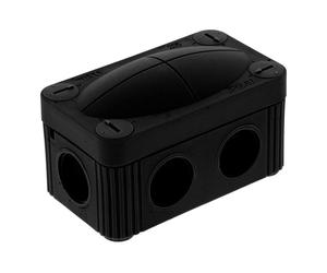 Wiska 10109571 COMBI 206 Empty Junction Box - Black