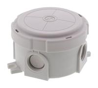 Wiska 10110629 COMBI 304 Circular Empty Junction Box - Light Grey
