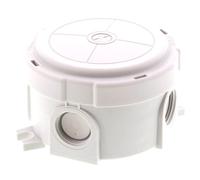 Wiska 10110631 COMBI 304 Circular Empty Junction Box - White