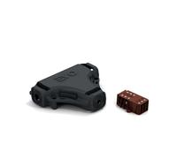 Wiska 10112032 EV202D 105x90x28mm Pre-filled IP68 Branch Gel Joint Complete with 3 Core Screw Terminal Block Black