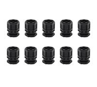 Wiska 10112716 TRISHOT ETKV-SET 20mm Cable Gland and Locknut Black (10 Pack)