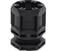 Wiska 10112716 TRISHOT ETKV-SET 20mm Cable Gland and Locknut Black