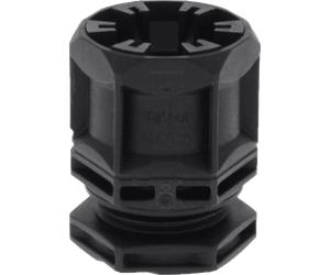 Wiska 10112716 TRISHOT ETKV-SET 20mm Cable Gland and Locknut Black