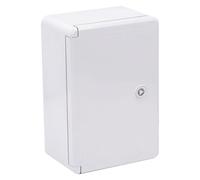Wiska 50107049 WDB 1 200x300x130mm, ABS Plastic Distribution Enclosure IP65 c/w Locking Key, Light Grey