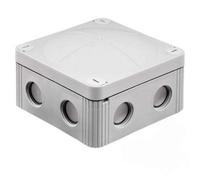 Wiska Adaptable Junction Box Enclosure Grey 407/5 95mm X 95mm X 60mm Ip66