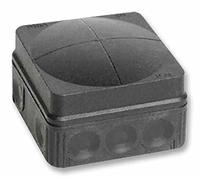 WISKA Combi 108/5/S 76 X 76 X 51MM Outdoor Junction Box Waterproof Black IP66