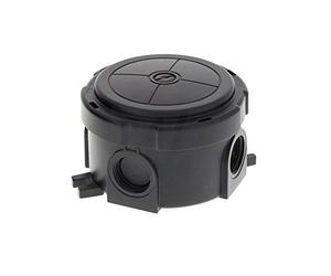 WISKA Combi 304 304/3X221-413 Black IP66 Weatherproof Outdoor External Junction Box with 3X WAGO 221-413 Connectors by 24/7 Electrical Wholesale
