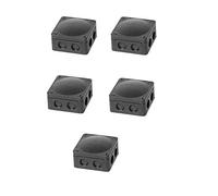 WISKA COMBI 308/5/S Enclosure, IP66, Junction Box, 51 mm, 85 mm, 85 mm, PP (Polypropylene), Black (5 pieces)