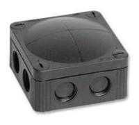 Wiska Combi 308/5/s Ip66 Black Outdoor Junction Box 85 X 85 X 51mm