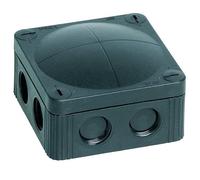 Wiska Combi 308 BK Polypropylene 85 x 85 x 51mm Enclosure Black IP66 - 10060581