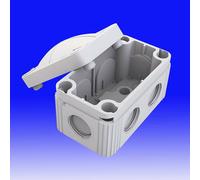 WISKA COMBI BOX 206 SMALL GREY WEATHERPROOF EXTERNAL OUTDOOR JUNCTION BOX IP66