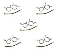Wiska COMBI E-Spring M25 Brass Earthing Springs with Earth Leads and Screws (Pack of 5) - E-SPRING25