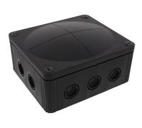 Wiska Combi Junction Box Black 1210 160x140x81mm 5-Pole 10101463 1210/5 BK