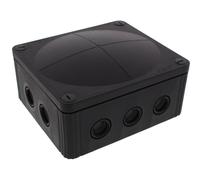 Wiska Combi Junction Box Black 1210 160x140x81mm No Terminals 10101460 BK