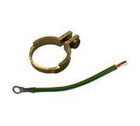 Wiska E-NUT20 COMBI M20 Brass Earthing Nuts c/w Earthing Lead & Screws (5 Pack)