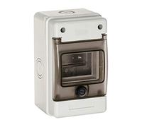 WISKA INDUBOX 1304R/W 4 Way IP65 Garage Unit Din Rail Enclosure Weatherproof Consumer Unit Housing Wall Surface Mounting