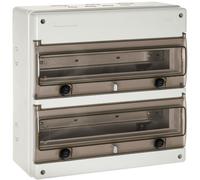 Wiska INDUBOX 1336R/W 36 Way IP65 Weatherproof Consumer Unit Enclosure, Light Grey