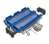 Wiska SH506W SHARK 55x146x35mm, IPX8 Pre-filled Gel Joint Complete with 5 Core 80A Terminal Block & Cable Rentention Clamps Blue