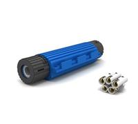 Wiska SH6802AW SHARK 235x68x48mm, IPX8 Pre-filled Gel Joint Suitable for 2.5-10mm 5 Core SWA, Blue