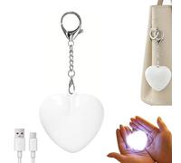 WisLeap Love Wallet Tote Bag Touch Sensing Light, Touch Sensor Purse Light, Heart Shape Handbag Lights, Rechargeable LED Automatic Glow Lights for Inside Purses