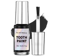 Wismee - PROFESSIONAL TEETH EFFECTS: Black tooth paint creates fake special effects to complete your Halloween makeup, cosplay and more! It's the perfect dental paint for Hallowe