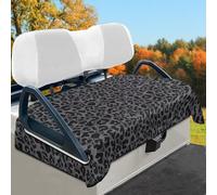 Wismoutput Leopard Print Sightseeing Car Seat Cover 52 x 32 Inch Golf Cart Seat Towel Blanket for Golf Cart Accessories Keeps Seat Breathable and Comfy