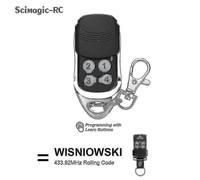 Wisniowski Remote Control 433mhz 4ch Rolling Code Gate Opener For Garage Door 433.92 Pilot Wisniowski Command Controller Newest Hy