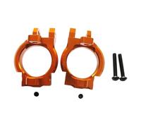 wisoolkic 2pack/lot Aluminum Front C-Hub Caster Block For Axial 1/10 JR ROCK RACER 90026 Corrosion-resistant Aluminum Front C-Hub, Orange