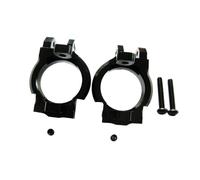 wisoolkic 2pack/lot Aluminum Front C-Hub Caster Block For Axial 1/10 JR ROCK RACER 90026 Corrosion-resistant Aluminum Front C-Hub, Black