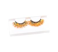 wisoolkic 2pcs Easy Application Glittery Eyelashes With Sequins Reusable And Washable Lightweight Comfort Plastic Professional, Q-05