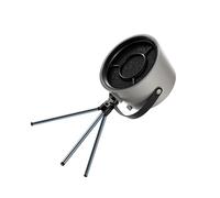 wisoolkic 3-Speed Desktop Portable Kitchen Exhaust Fan Range Hood Kitchen Hood Extractor Kitchen Hood Powerful Suction, Black Grey