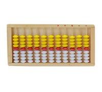 wisoolkic Abacus Math Toddler Learning Tool With Colorful Beads Engaging Educational Experience Age Six To Ten 11 Digits Chinese Traditional Abacus Math Toy For Kids. Small Size And 9 Colorful Beads