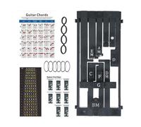 wisoolkic Acoustic Guitar For Beginners Guitar Cord Lesson Delivers Simple Effective Chord Learning Experience Just Press Button With Chords Name Electric Guitars Adults Assistant Accessory