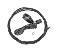 wisoolkic Adjustable Bicycle Seatpost Dropper Lever with Shifter 2mm Clamp and Wire Control for Easy Cycling and 1pcs Wire End Cap for Easy Installation and Main Parts of Bicycle