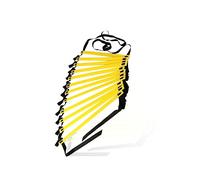 wisoolkic Agility Ladder with Carry Bag Speed Ladders Flexibility Drills Equipment, Yellow, 4Meter 8Rung